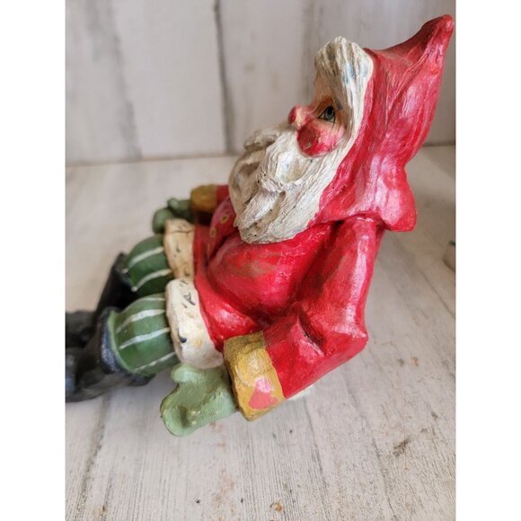 House of hatten 1988 AS IS Santa Claus ledge hanging vintage decor - Picture 9 of 11